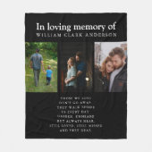 In het liefhebben van het geheugen drie de Fotoget Fleece Deken (Voorkant)