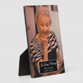 In het liefhebben van het geheugen Eenvoudige , ge Fotoplaat (Zijkant)