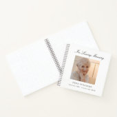 In het liefhebben van het geheugen Elegant Photo F Notitieboek (Binnen)