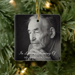 In het liefhebben van het geheugen Elegant Photo M Keramisch Ornament