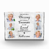 In het liefhebben van het geheugen Moderne Marmer  Fotoblokken (Voorkant)