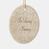 In het liefhebben van het Geheugen Persoonlijke Fo Keramisch Ornament (Rechts)