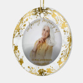 In het liefhebben van het Geheugen Persoonlijke Fo Keramisch Ornament (Links)