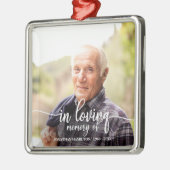 In het liefhebben van het Geheugen Persoonlijke Fo Metalen Ornament (Links)