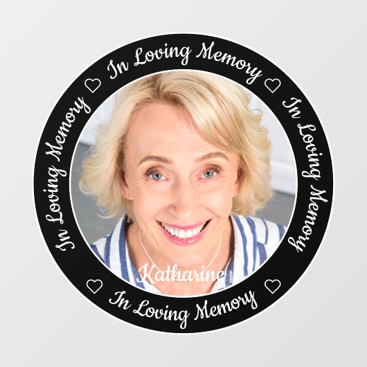 In het liefhebben van het Geheugen Persoonlijke Fo Raamsticker (Vel)