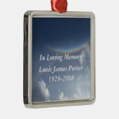 In het liefhebben van het Geheugen Persoonlijke Ke Metalen Ornament (Rechts)