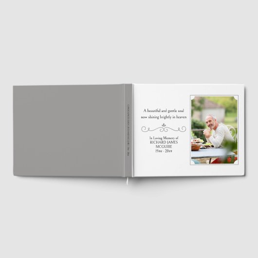 In het liefhebben van het Geheugen Verticale Fotoc Gastenboek (Volledig)