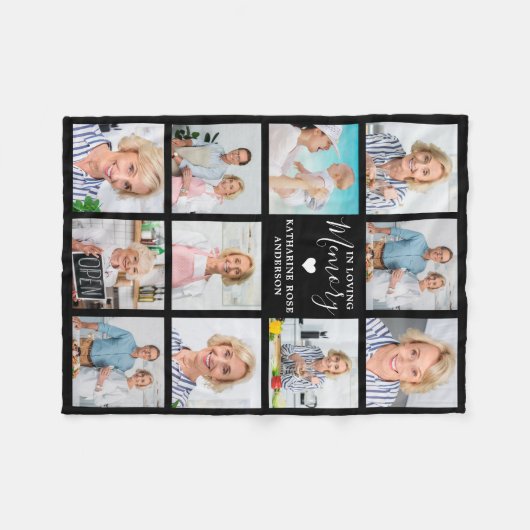 In het liefhebben van het Gepersonaliseerde 11 Fot Fleece Deken (Voorkant (Horizontaal))