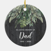 In het liefhebben van het persoonlijke sympathiege keramisch ornament (Achterkant)