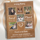 In het liefhebben van Memory 5 Photo Leather Funer Notitieboek