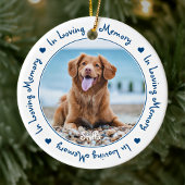 In het liefhebben van Memory Blue Keepomwille Pet  Keramisch Ornament