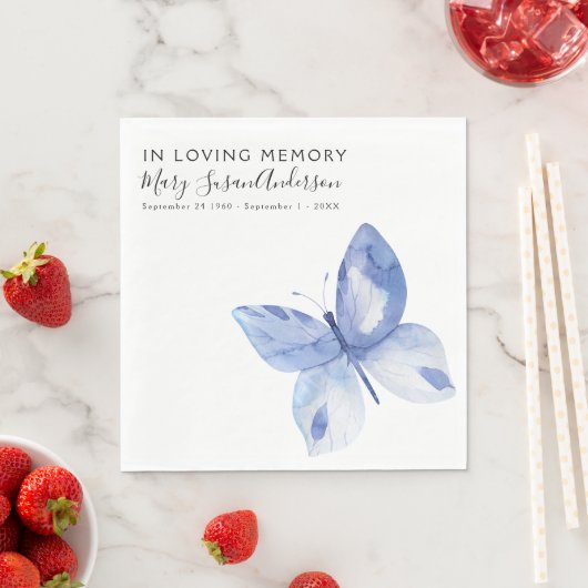 In het liefhebben van Memory Butterfly Funeral Mem Servet (Insitu)