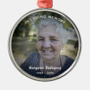 In het liefhebben van Memory Celebration of Life C Metalen Ornament