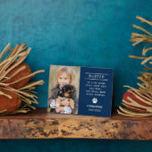 In het liefhebben van Memory Dog Personalized Phot Fotoplaat (Zijkant)