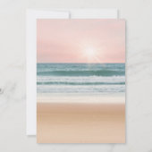 In het liefhebben van Memory Elegant Ocean Funeral Kaart (Achterkant)