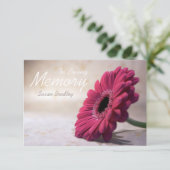 In het liefhebben van Memory Floral Memorial Servi Aankondiging (Staand voorkant)