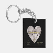 In het liefhebben van Memory Golden Cross Heart Sh Sleutelhanger (Voorkant Links)