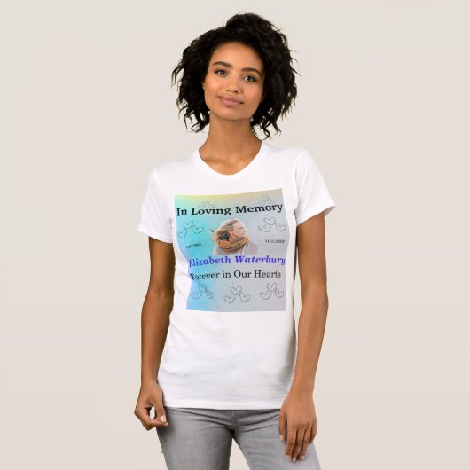 In het liefhebben van Memory Keepomwille Funeral M T-shirt (Voorkant volledig)