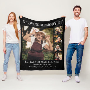 In het liefhebben van Memory Keepomwille Tributeer Fleece Deken
