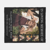 In het liefhebben van Memory Keepomwille Tributeer Fleece Deken (Voorkant (Horizontaal))