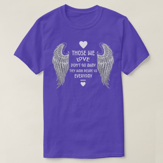 In het liefhebben van Memory Memorial in Remembran T-shirt (Design voorkant)