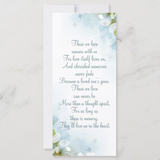 In het liefhebben van Memory Memorial Keepomwille  (Achterkant)