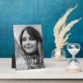 In het liefhebben van Memory Memorial Modern Elega Fotoplaat (Zijkant)