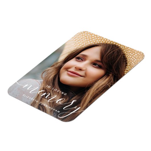 In het liefhebben van Memory Memorial Modern Elega Magneet (Linkerzijde)