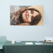 In het liefhebben van Memory Memorial Modern Elega Spandoek (Beurs)