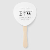 In het liefhebben van Memory Memorial Modern Monog Handwaaier (Achterkant)