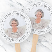 In het liefhebben van Memory Memorial Simple Elega Handwaaier