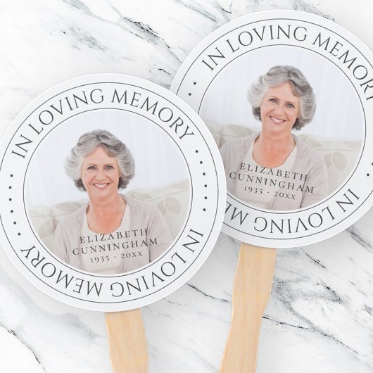 In het liefhebben van Memory Memorial Simple Elega Handwaaier