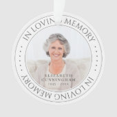 In het liefhebben van Memory Memorial Simple Elega Ornament (voorkant)