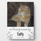 In het liefhebben van Memory Pet Memorial One Phot Fotoplaat (voorkant)