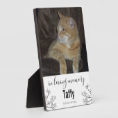 In het liefhebben van Memory Pet Memorial One Phot Fotoplaat (Zijkant)