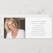 In het liefhebben van Memory Photo Collage Memoria Aankondiging (Achterkant)