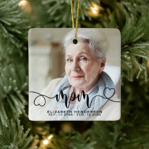 In het liefhebben van Memory Photo Mam Ceramic Orn Keramisch Ornament