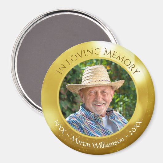 In het liefhebben van Memory Photo Memorial Keepom Magneet (Voorkant / Achterkant)