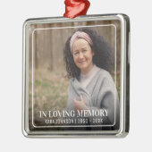 In het liefhebben van Memory Photo Memorial Keepom Metalen Ornament (Links)