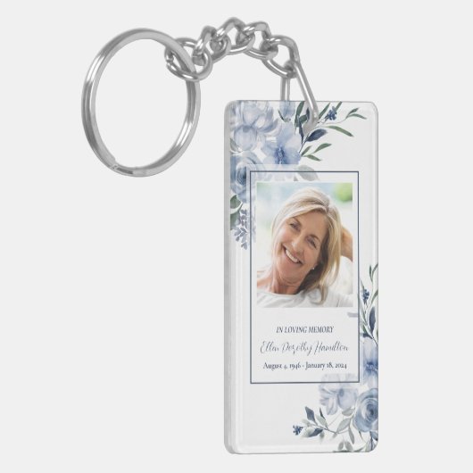 In het liefhebben van Memory Photo Memorial Keepom Sleutelhanger (Voorkant Links)