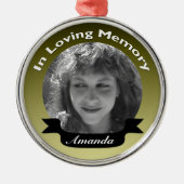 In het liefhebben van Memory Photo Ornament Gold B (Voorkant)