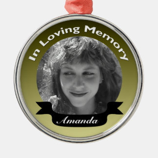 In het liefhebben van Memory Photo Ornament Gold B