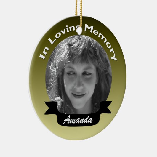 In het liefhebben van Memory Photo Ornament Gold B (Rechts)