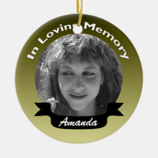 In het liefhebben van Memory Photo Ornament Gold B