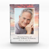 In het liefhebben van Memory Sunset Photo Sympathi Fotoblokken (Voorkant)