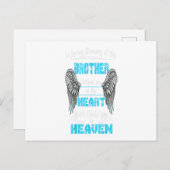 In het liefhebben van mijn broer hou ik je cadeau  aankondigingskaart (Voorkant / Achterkant)