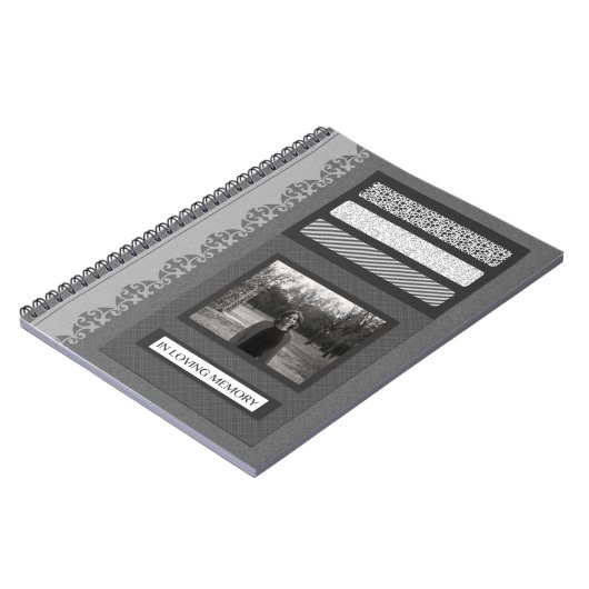 in het liefhebbende gedenkteken van het gastenboek notitieboek (Linkerzijde)