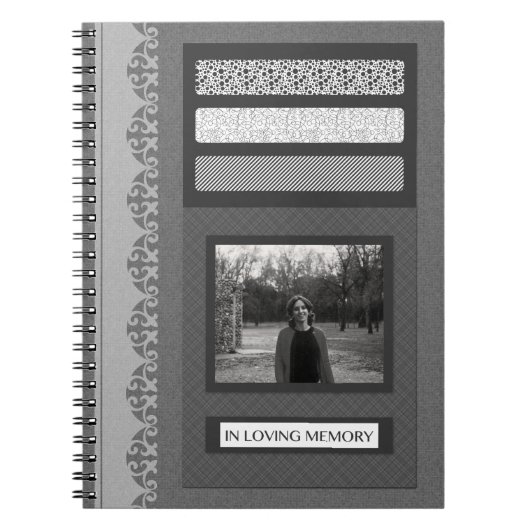 in het liefhebbende gedenkteken van het gastenboek notitieboek (Voorkant)