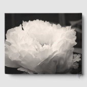 In het liefhebbende Memory Peony Funeral White Gue Gastenboek (Achterkant)