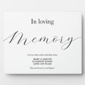 In het liefhebbende trouwbord Tabletop Plaque Fotoplaat (Voorkant)